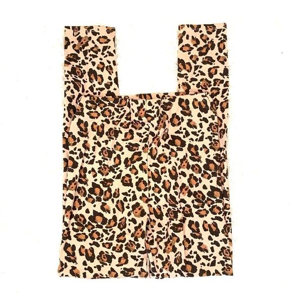 [ZARA] Leopard Pattern Leggings - Size Medium - Picture 1 of 3